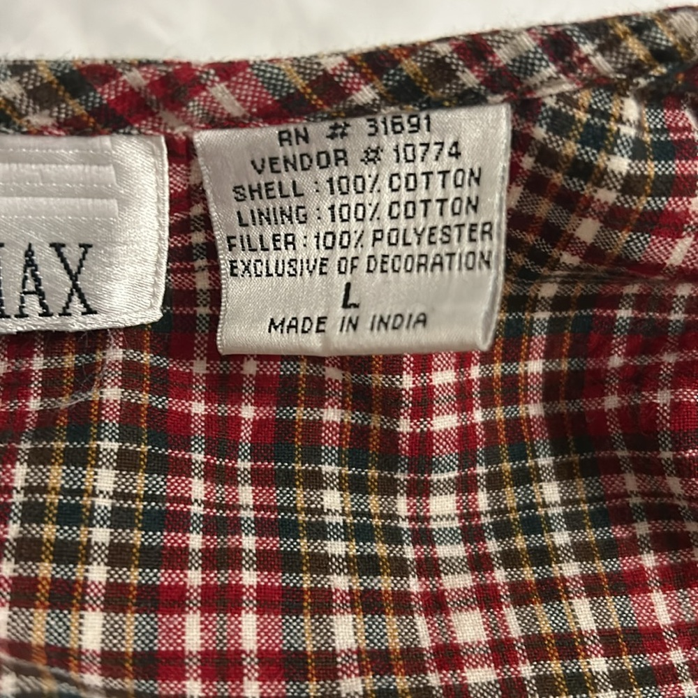CASEY&MAX Cotton Quilted Embroidered Vest L - Picture 5 of 7